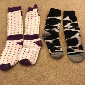 Snowboarding socks